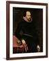 The Ashbourne Portrait of Shakespeare, 16th Century-Cornelius Ketel-Framed Giclee Print