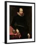 The Ashbourne Portrait of Shakespeare, 16th Century-Cornelius Ketel-Framed Giclee Print