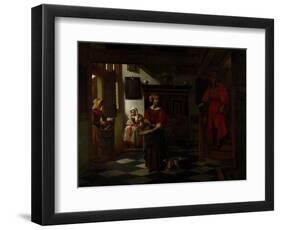 The Asparagus Vendor, 1675-80-Pieter de Hooch-Framed Giclee Print