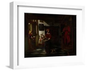 The Asparagus Vendor, 1675-80-Pieter de Hooch-Framed Giclee Print