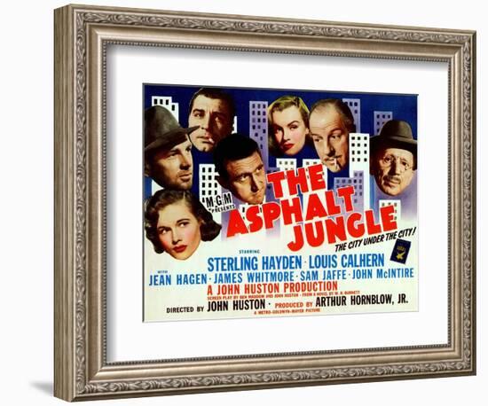 The Asphalt Jungle, 1950, Directed by John Huston-null-Framed Giclee Print