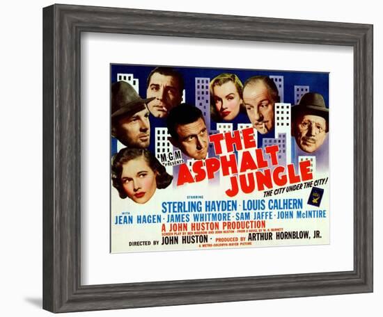 The Asphalt Jungle, 1950, Directed by John Huston-null-Framed Giclee Print