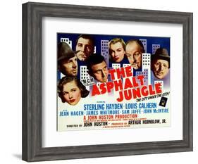 The Asphalt Jungle, 1950, Directed by John Huston-null-Framed Giclee Print