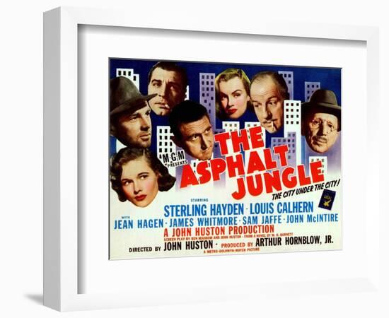 The Asphalt Jungle, 1950, Directed by John Huston-null-Framed Giclee Print