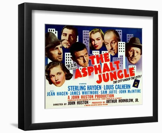 The Asphalt Jungle, 1950, Directed by John Huston-null-Framed Premium Giclee Print