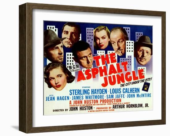 The Asphalt Jungle, 1950, Directed by John Huston-null-Framed Giclee Print