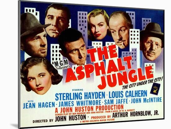 The Asphalt Jungle, 1950, Directed by John Huston-null-Mounted Giclee Print