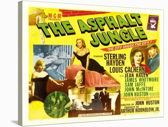 The Asphalt Jungle, 1950-null-Stretched Canvas