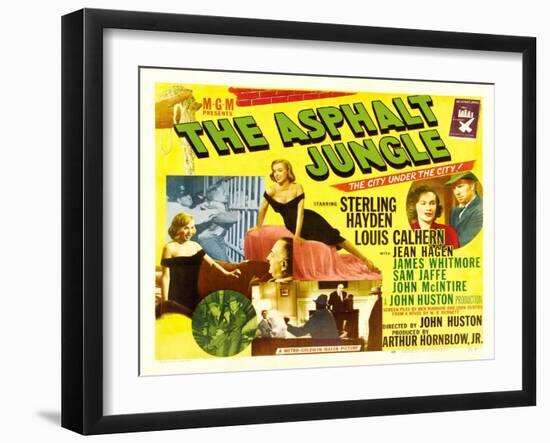 The Asphalt Jungle, 1950-null-Framed Premium Giclee Print