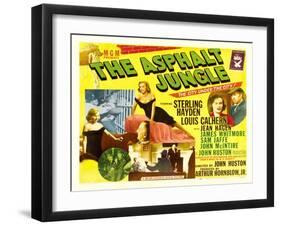 The Asphalt Jungle, 1950-null-Framed Premium Giclee Print