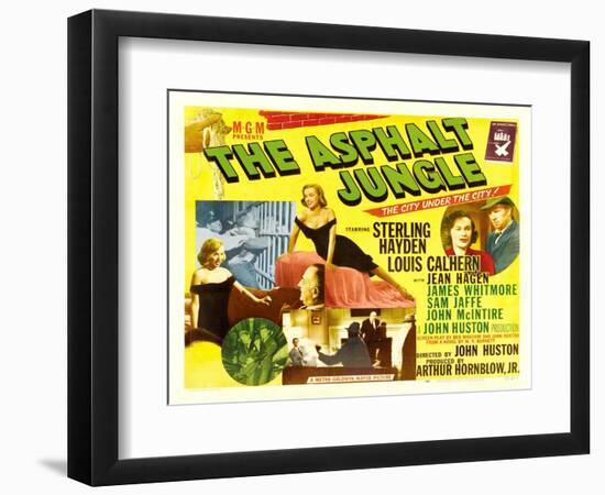 The Asphalt Jungle, 1950-null-Framed Giclee Print