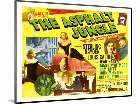 The Asphalt Jungle, 1950-null-Mounted Giclee Print