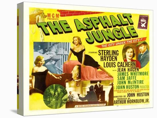 The Asphalt Jungle, 1950-null-Stretched Canvas