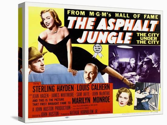 The Asphalt Jungle, 1950-null-Stretched Canvas