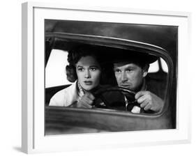 The Asphalt Jungle, Jean Hagen, Sterling Hayden, 1950-null-Framed Photo