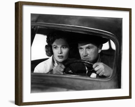 The Asphalt Jungle, Jean Hagen, Sterling Hayden, 1950-null-Framed Photo