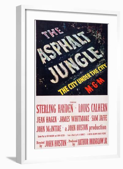 The Asphalt Jungle-null-Framed Art Print