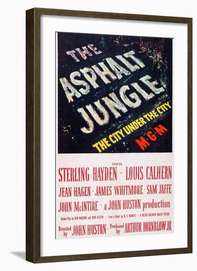 The Asphalt Jungle-null-Framed Art Print