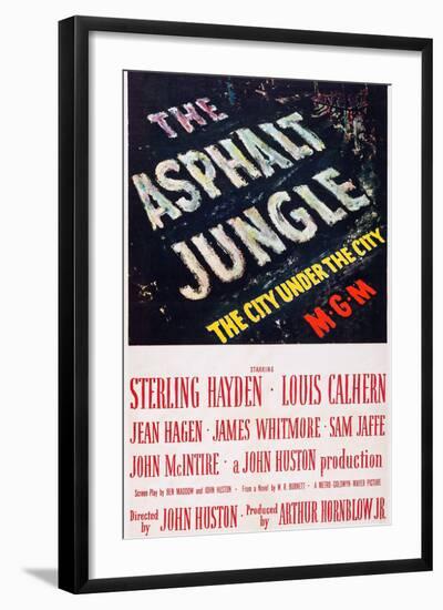 The Asphalt Jungle-null-Framed Art Print