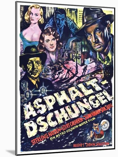 The Asphalt Jungle-null-Mounted Art Print