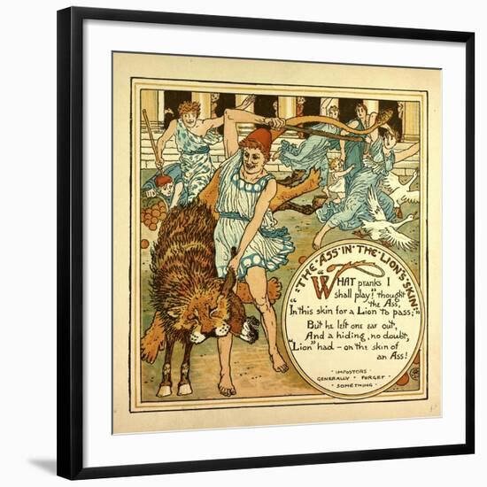 The Ass in the Lion's Skin-null-Framed Giclee Print