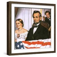 The Assassination of Abraham Lincoln-John Keay-Framed Giclee Print