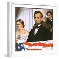 The Assassination of Abraham Lincoln-John Keay-Framed Giclee Print