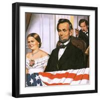 The Assassination of Abraham Lincoln-John Keay-Framed Premium Giclee Print