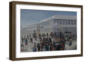 The Assassination of Alexander II on 13 March 1881-null-Framed Giclee Print