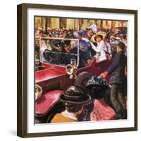 The Assassination of Archduke Franz Ferdinand-Clive Uptton-Framed Giclee Print