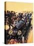 The Assassination of Archduke Franz Ferdinand.-Graham Coton-Stretched Canvas