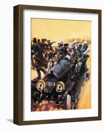 The Assassination of Archduke Franz Ferdinand.-Graham Coton-Framed Giclee Print