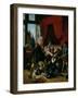 The Assassination of Brion, Tutor of Prince of Conti (1558-1614) at St. Bartholomew's Day Massacre-Joseph-Nicolas Robert-Fleury-Framed Giclee Print