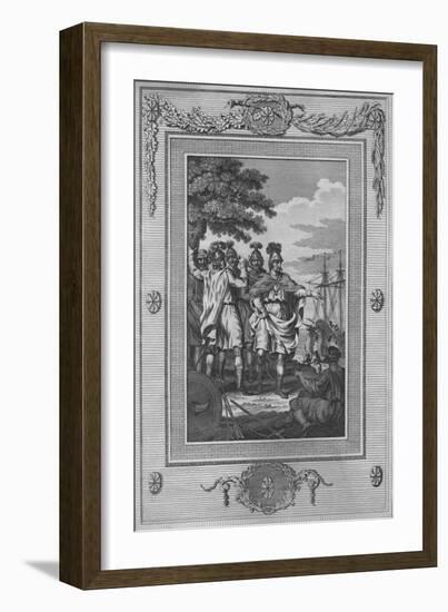 The Assassination of Carausius, who having been declared Emperor of Rome-William Thornton-Framed Giclee Print