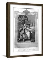 The Assassination of General Kléber in Egypt, 1816-T Wallis-Framed Giclee Print