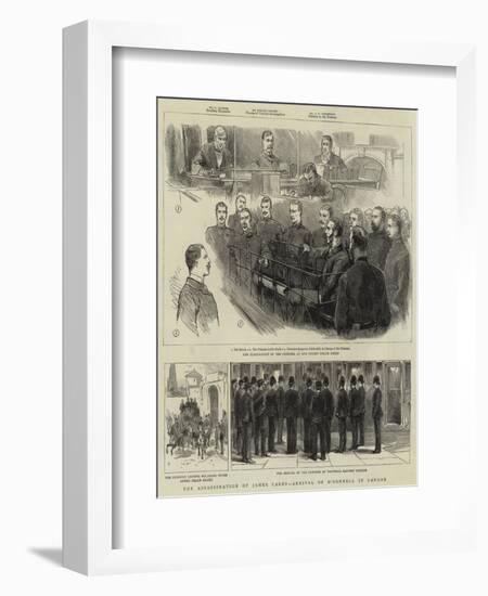 The Assassination of James Carey, Arrival of O'Donnell in London-null-Framed Giclee Print