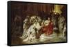 The Assassination of Julius Caesar-Karl Theodor von Piloty-Framed Stretched Canvas