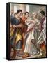The Assassination of Julius Caesar-Tancredi Scarpelli-Framed Stretched Canvas