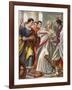 The Assassination of Julius Caesar-Tancredi Scarpelli-Framed Giclee Print