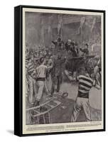The Assassination of King Humbert at Monza-William Hatherell-Framed Stretched Canvas