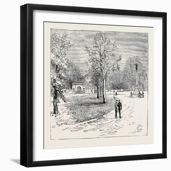 The Assassination of Lord F.C. Cavendish and Mr. T.H. Burke: Arrival of Earl Spencer at Dublin: Ent-null-Framed Giclee Print