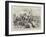 The Assassination of President Carnot, the Anti-Italian Demonstrations at Lyons-null-Framed Giclee Print