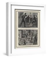 The Assassination of President Lincoln at Ford's Theatre-William Allen Rogers-Framed Giclee Print