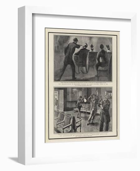 The Assassination of President Lincoln at Ford's Theatre-William Allen Rogers-Framed Giclee Print