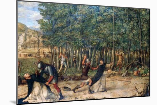 The Assassination of Saint Peter Martyr, C1507-Giovanni Bellini-Mounted Giclee Print