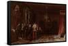 The Assassination of the Duke of Guise at the Château of Blois in 1588, 1834-Paul Hippolyte Delaroche-Framed Stretched Canvas