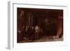 The Assassination of the Duke of Guise at the Château of Blois in 1588, 1834-Paul Hippolyte Delaroche-Framed Giclee Print