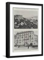 The Assassination of the Empress of Austria, the Mourning at Geneva-null-Framed Giclee Print