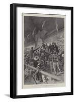 The Assassination of the King of Italy, the Scene in the Athletic Ground at Monza-G.S. Amato-Framed Giclee Print