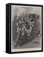 The Assassination of the Shah of Persia-John Charlton-Framed Stretched Canvas